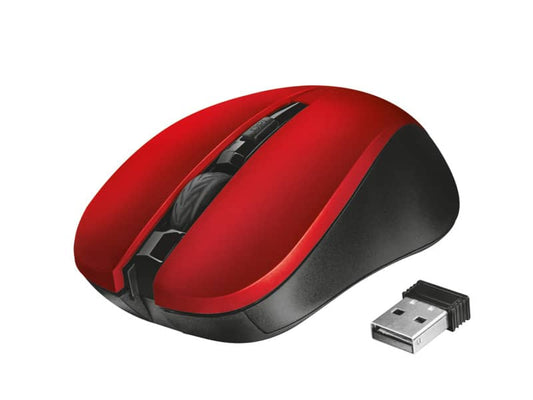 Mouse wireless Trust Mydo Silent Click rosso - 21871