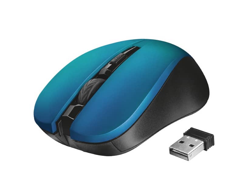 Mouse wireless Trust Mydo Silent Click  blu - 21870