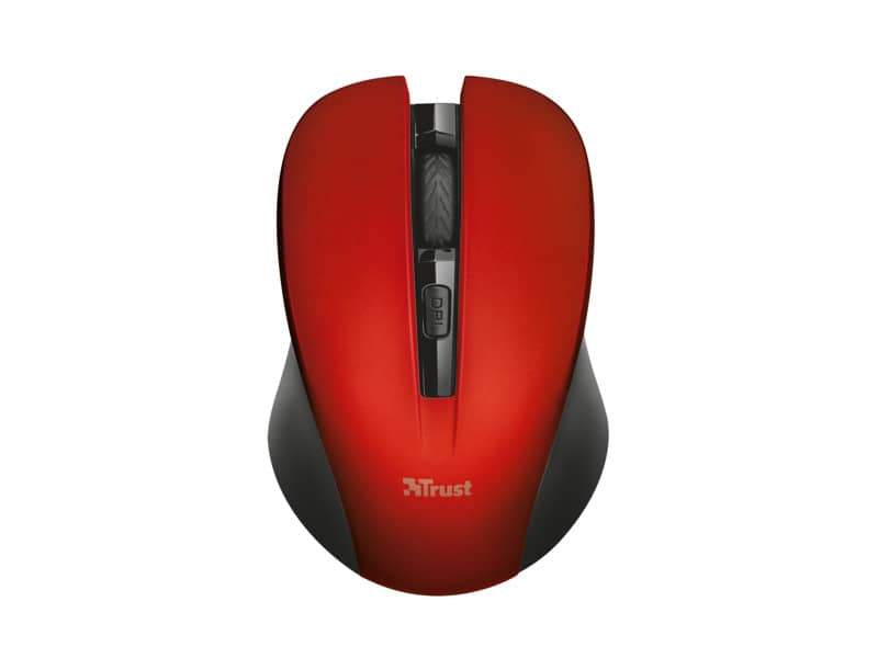 Mouse wireless Trust Mydo Silent Click  rosso - 21871