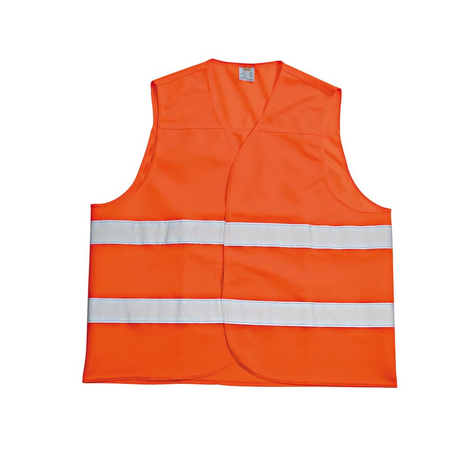 Gilet catarifrangente Iternet poliestere 125 gr/mq arancio fluo S31221