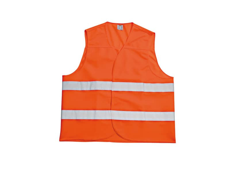 Gilet catarifrangente Iternet poliestere 125 gr/mq arancio fluo S31221