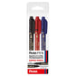 Marcatore permanente doppia punta Pentel Twin Tip tratti F-M assortiti conf. 3 pezzi - 0022168