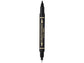 Marcatore permanente doppia punta Pentel Twin Tip tratti F-M nero N75W-AE