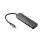 Hub Halyx Aluminium USB-C to 4-Port Trust silver 23328