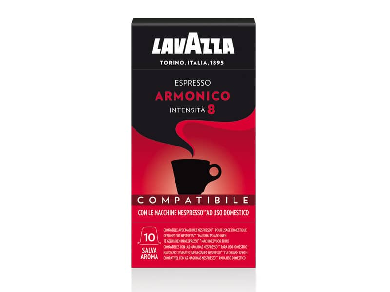 Cialde caffè Lavazza compatibili Nespresso gusto armonico Conf. 10 cialde - 8102