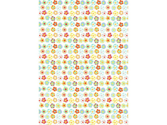 Carta da regalo Kartos Everyday Contemporary 70x100 cm mod. Fiorellini e Colori Conf. 10 fogli - 18872100B10