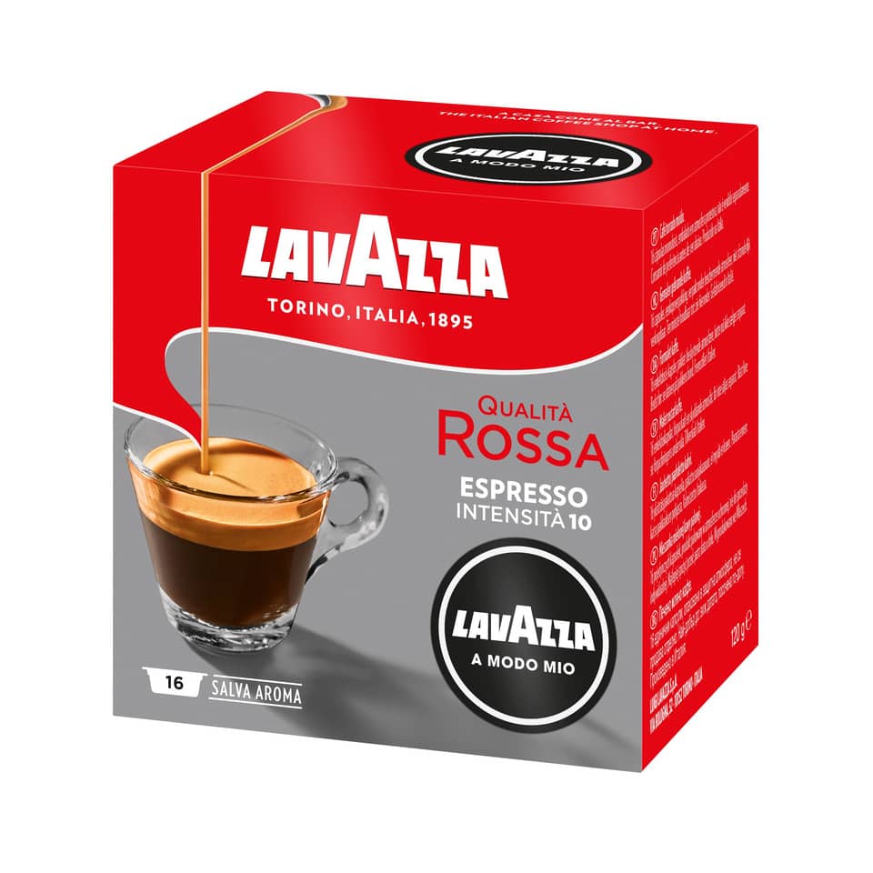 Caffè in cialde Lavazza A Modo Mio Qualità Rossa Conf. 16 cialde - 8843