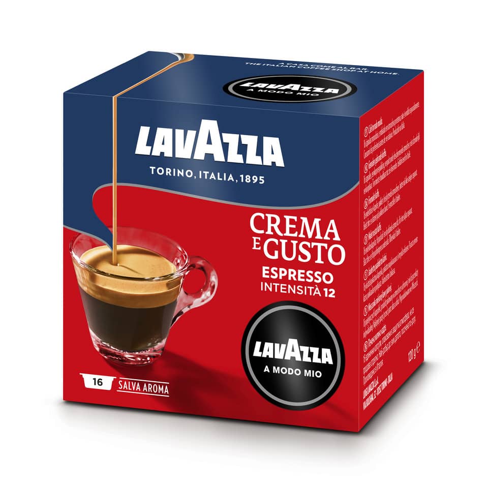 Caffè in cialde Lavazza A Modo Mio Crema&Gusto Conf. 16 cialde - 8869
