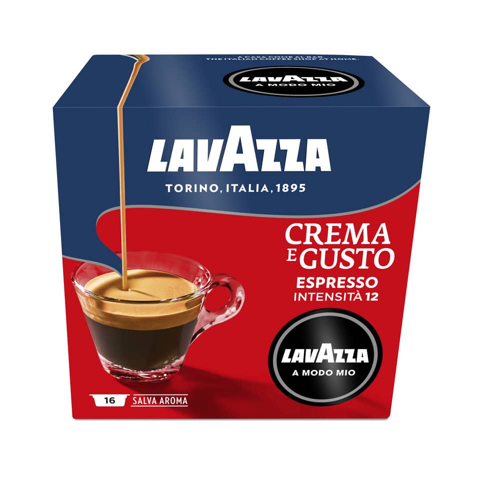 Caffè in cialde Lavazza A Modo Mio Crema&Gusto Conf. 16 cialde - 8869