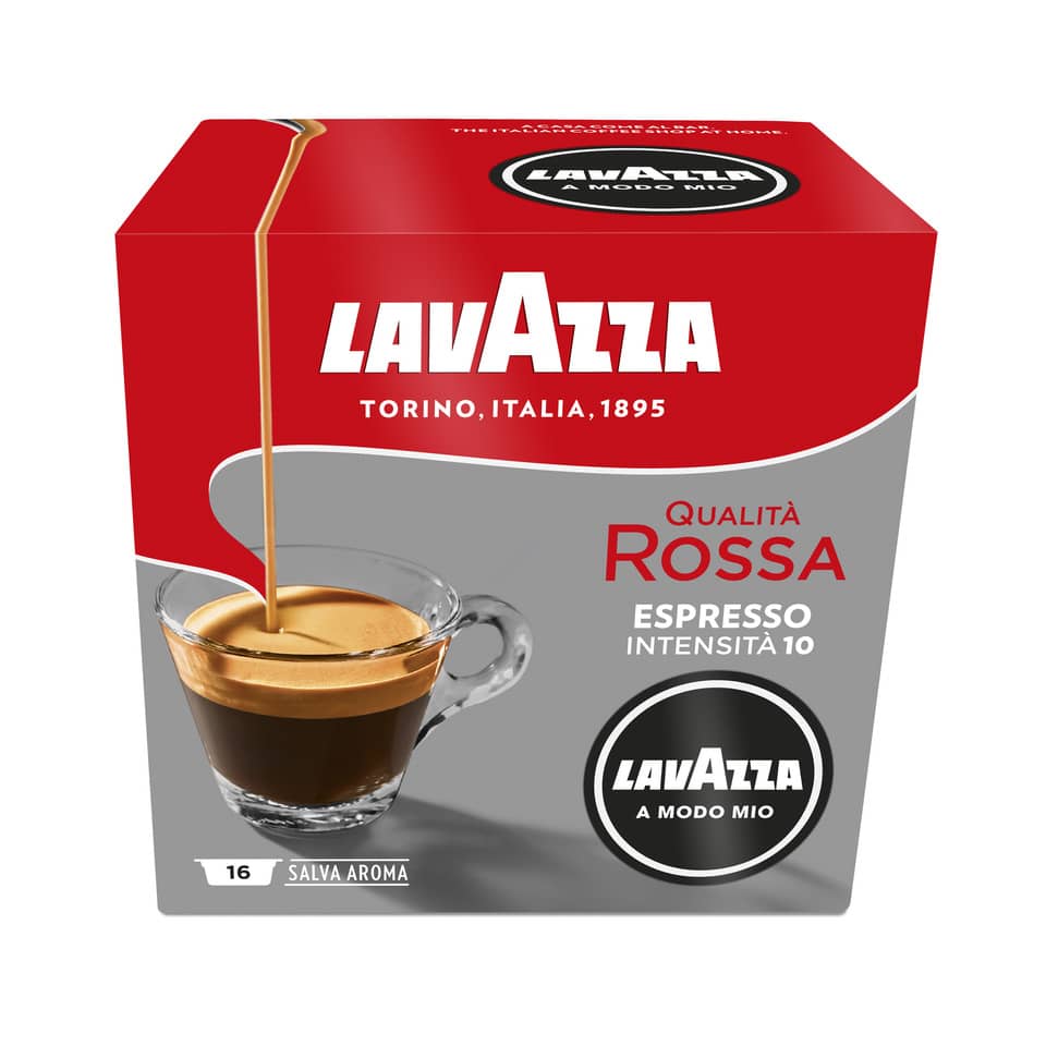 Caffè in cialde Lavazza A Modo Mio Qualità Rossa Conf. 16 cialde - 8843
