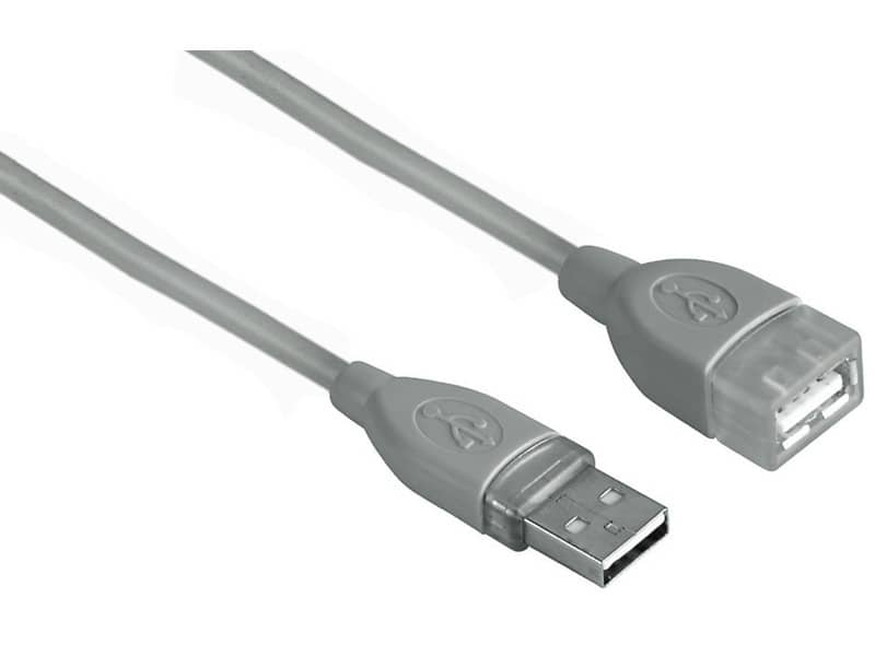 Cavo prolunga HAMA USB A 2.0/USB A 2.0 F grigio 1,8 m 7200619