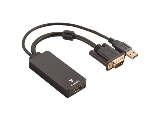 Cavetto adattatore HAMA ingresso VGA+USB/uscita HDMI 7654547