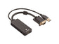 Cavetto adattatore HAMA ingresso VGA+USB/uscita HDMI 7654547