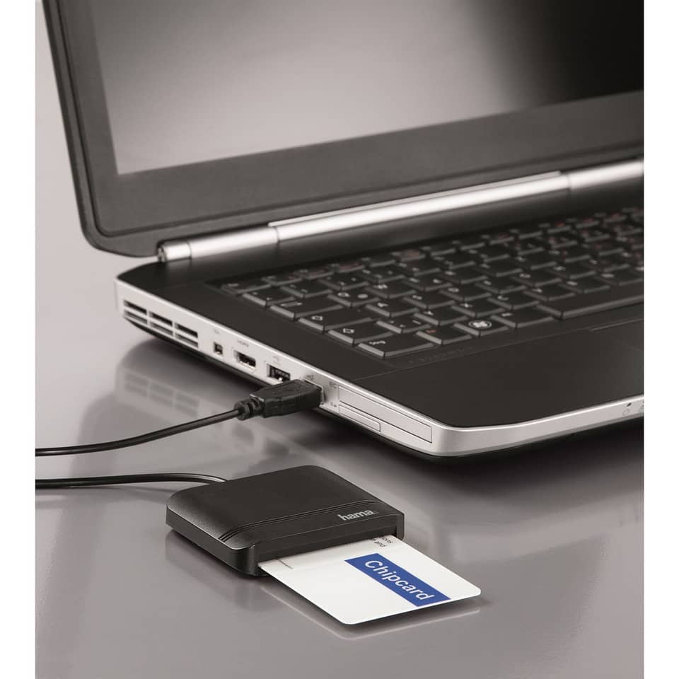 Lettore USB 2.0 per tessera sanitaria HAMA nero 7654834