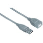 Cavo prolunga HAMA USB A 2.0/USB A 2.0 F grigio 3 m 7200620