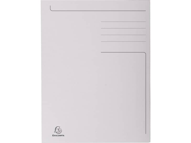 Cartelline a 3 lembi Forever® 24,5x35 cm grigio conf. 50 pezzi - 449019E