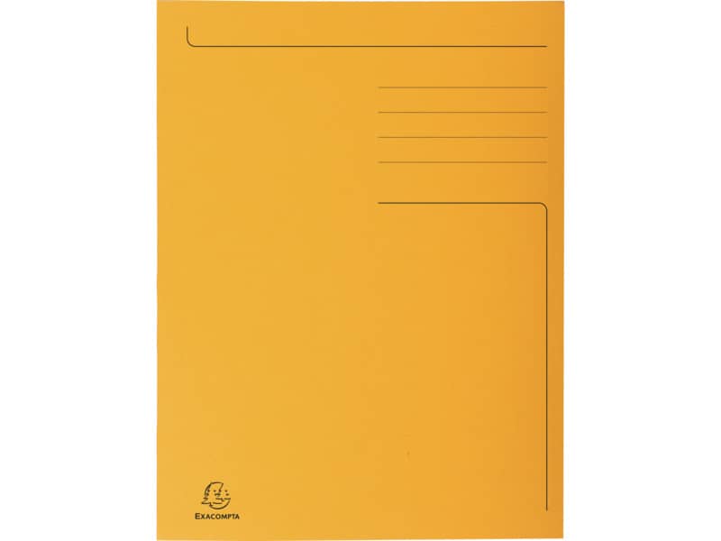 Cartelline a 3 lembi Forever® 24,5x35 cm arancio conf. 50 pezzi - 449009E