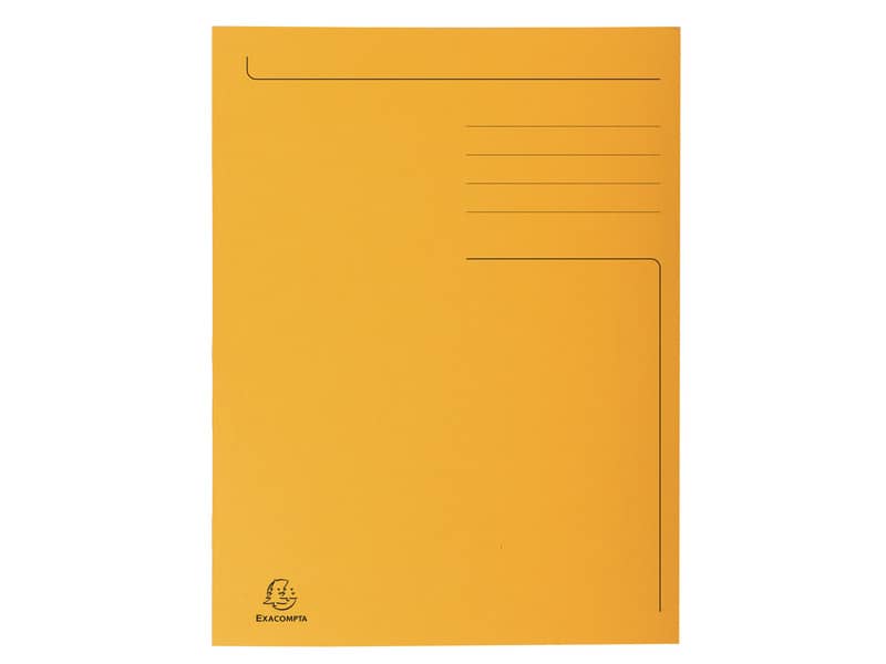 Cartelline a 3 lembi Forever® 24,5x35 cm arancio conf. 50 pezzi - 449009E