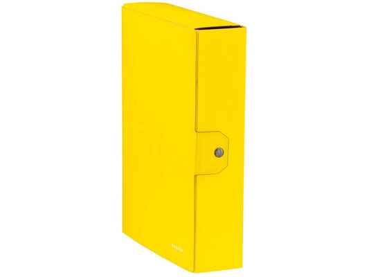 Scatola portaprogetti Leitz WOW in cartone - dorso 10 cm - formato 25x35 cm giallo metallizzato 39680016