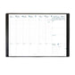 Agenda settimanale 2022 Quo Vadis Prenote 21x29,7 cm - rivest. granuloso Impala nero 02408822MQ