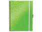 Blocchi spiralati Leitz WOW Be Mobile 80 ff. A4 verde lime metallizzato 46450154