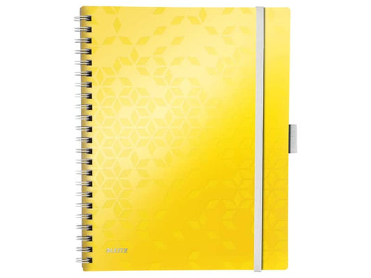 Blocchi spiralati Leitz WOW Be Mobile 80 ff. A4 Giallo metallizzato 46450116