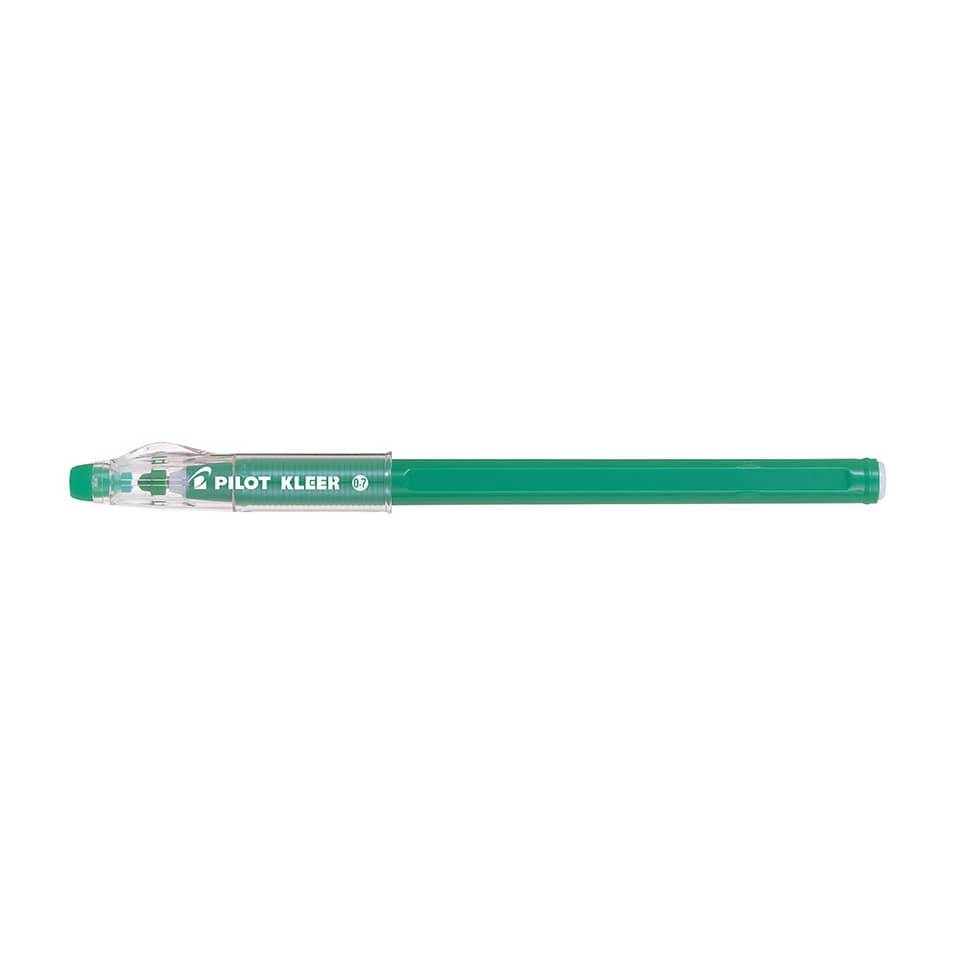 Penna a sfera cancellabile Pilot Kleer 0.7 mm verde - 6563