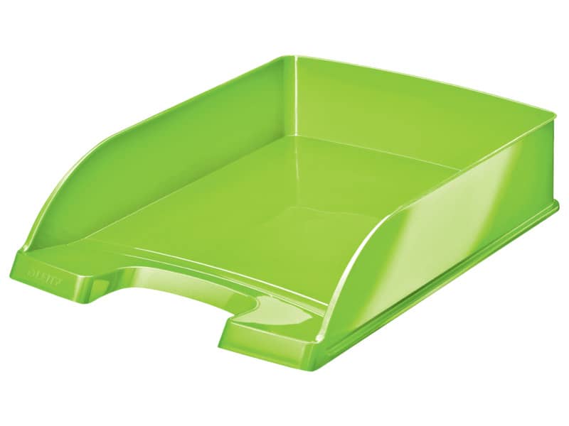 Vaschette portacorrispondenza Leitz WOW in polistirolo A4 verde lime metallizzato - 52263054