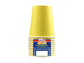 Bicchieri di carta - 240 ml Dopla giallo  conf. 10 pezzi - 22055