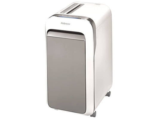 Distruggidocumenti uso moderato Fellowes LX221 - P-5 - 30 L - taglio a microframmenti 2x12 mm - bianco 5050501