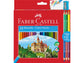 Matite colorate Faber-Castell Eco Il Castello Conf. 24 + 3 Bicolor - 110324