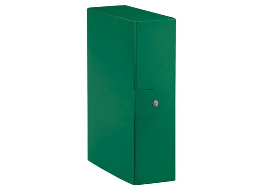 Cartella portaprogetti Esselte C90 DELSO ORDER dorso 10 cm presspan lucido verde 25x35 cm - 390390180