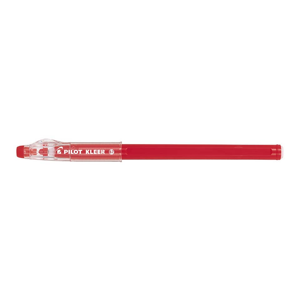 Penna a sfera cancellabile Pilot Kleer 0.7 mm rosso - 6562