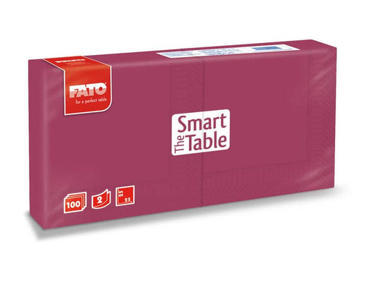 Tovaglioli Fato The Smart Table 25x25 cm bordeaux Conf. 100 pezzi - 82543001