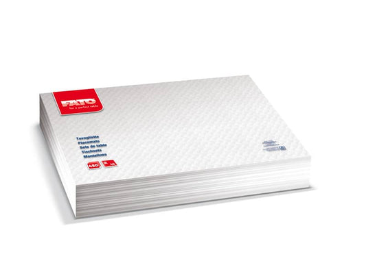 Tovagliette Fato Eco 30x40 cm bianco Conf. 480 pezzi - 84016101