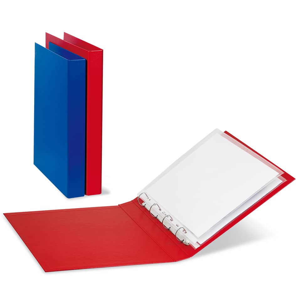 Raccoglitore Sei Rota Nettuno Stratopan® A4 - 4 anelli a D 30 mm blu - dorso 4 cm - 36826747