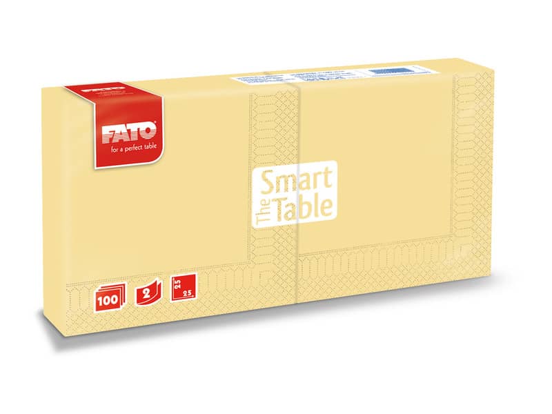 Tovaglioli Fato The Smart Table 25x25 cm champagne Conf. 100 pezzi - 82541001