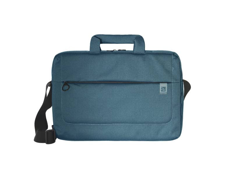 Borsa slim per laptop Tucano Loop in tessuto fino a 15,6'' azzurro - BSLOOP15-Z
