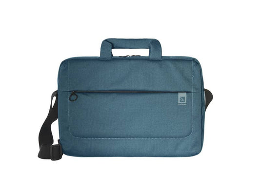 Borsa slim per laptop Tucano Loop in tessuto fino a 15,6'' azzurro - BSLOOP15-Z