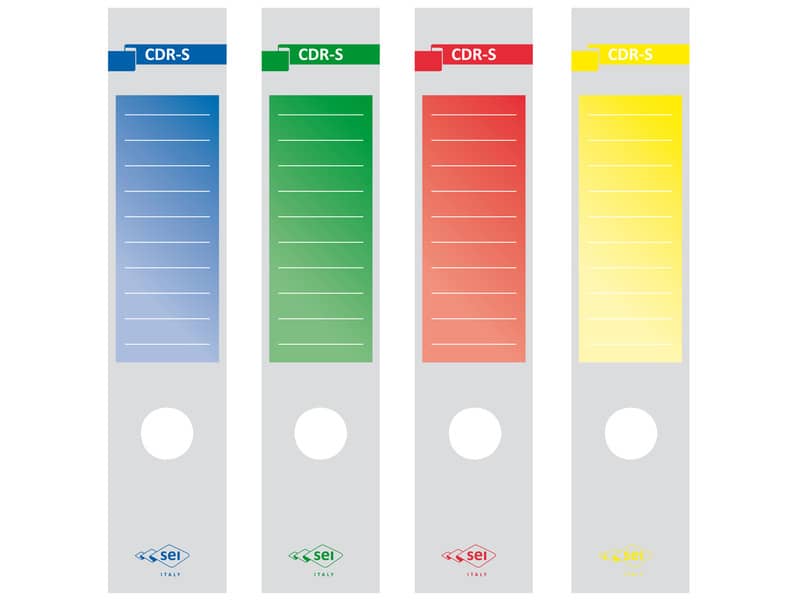 Copridorso autoadesivi Sei Rota CDR-S 7x34,5 cm blu Conf. 10 pezzi - 58012607