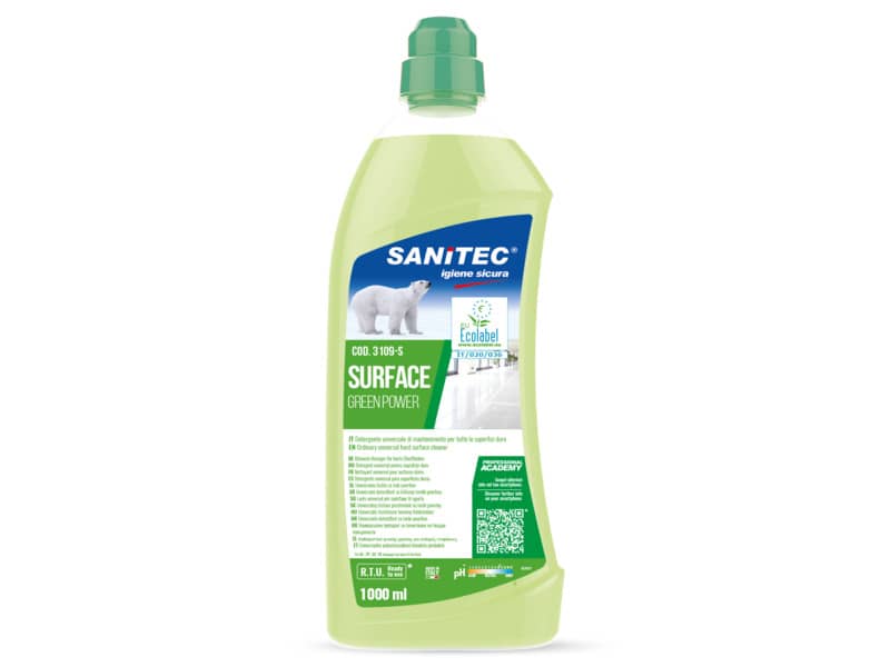 Detergente ecologico per pavimenti Sanitec Green Power 1 L 3109-S