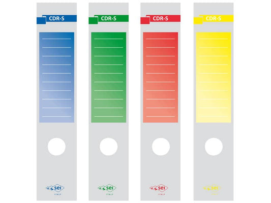 Copridorso autoadesivi Sei Rota CDR-S 7x34,5 cm rosso Conf. 10 pezzi - 58012612