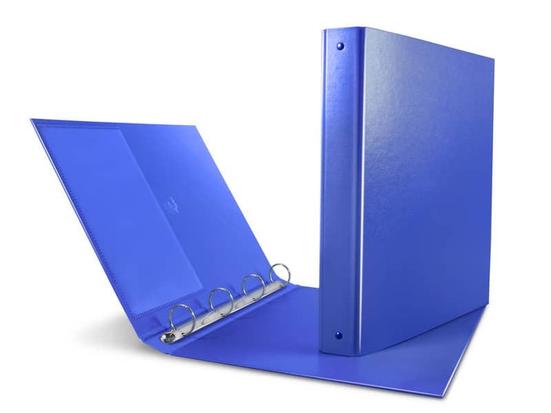 Raccoglitore Sei Rota Nettuno Stratopan® A4 - 4 anelli a Q 65 mm blu - dorso 8,5 cm - 36806547