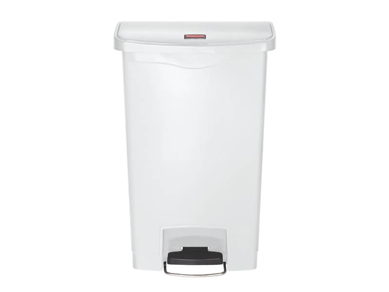 Contenitore in resina Rubbermaid Slim Jim® Step-On bianco 50 L 1883557