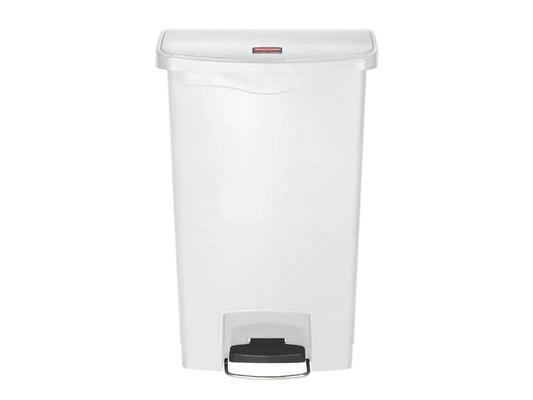 Contenitore in resina Rubbermaid Slim Jim® Step-On bianco 50 L 1883557