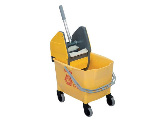 Carrello pulizia monovasca Rubbermaid Combo Bravo (Secchio da 25 l + Strizzatore) giallo - R014152