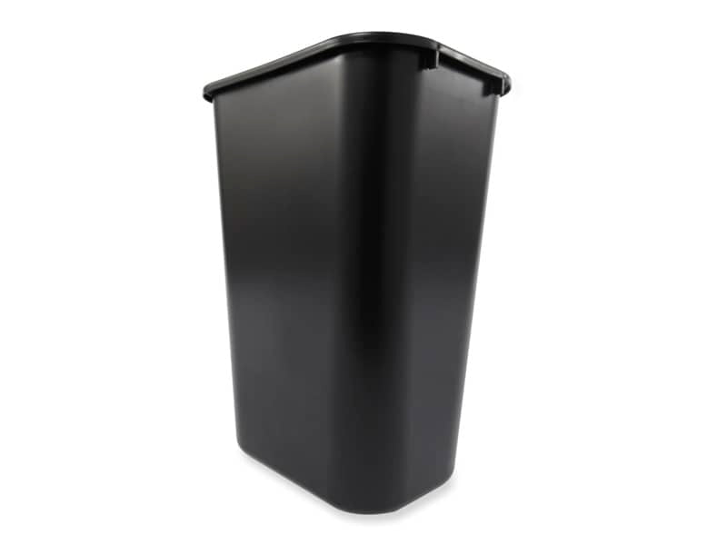 Contenitore in resina Wastebasket 38.8 L Rubbermaid nero FG295700BLA