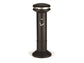 Posacenere a colonna Rubbermaid Infinity™ Ultra nero H 105 cm - Ø 40 cm FG9W3400BLA