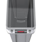 Contenitore rifiuti per differenziata Rubbermaid Slim Jim® con canali di ventilazione 87 L Grigio - FG354060GRAY