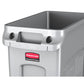 Contenitore rifiuti per differenziata Rubbermaid Slim Jim® con canali di ventilazione 87 L Grigio - FG354060GRAY